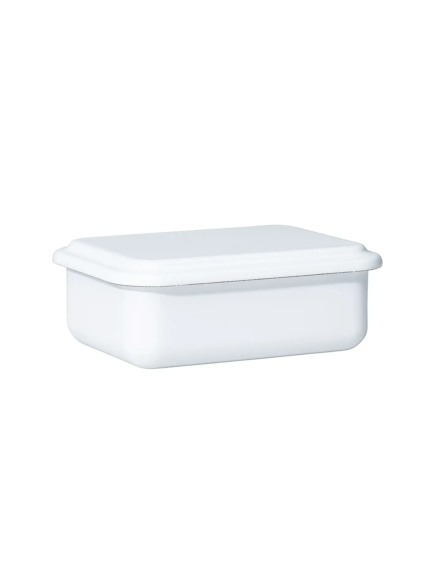 RIESS | Vorratsbehälter mit Deckel 15x11x4cm Weiss | 